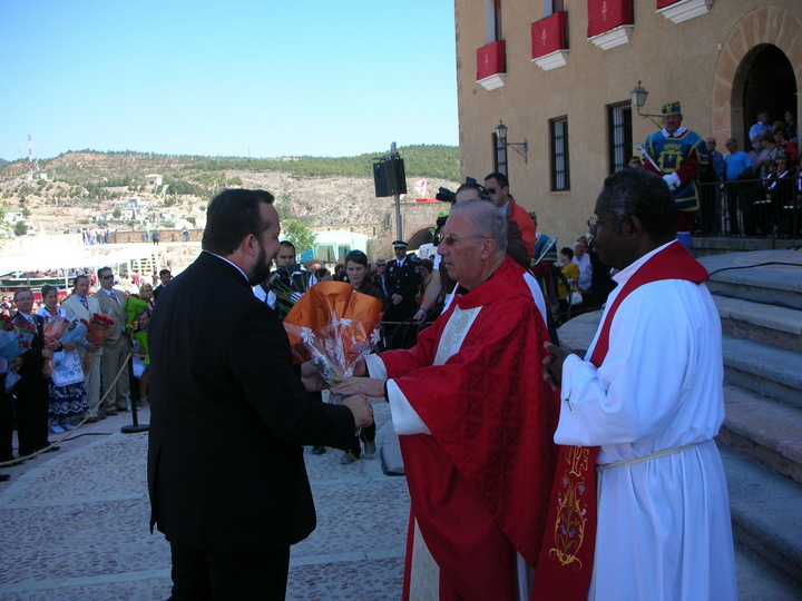 De Heras en el inicio de las fiestas de Caravaca