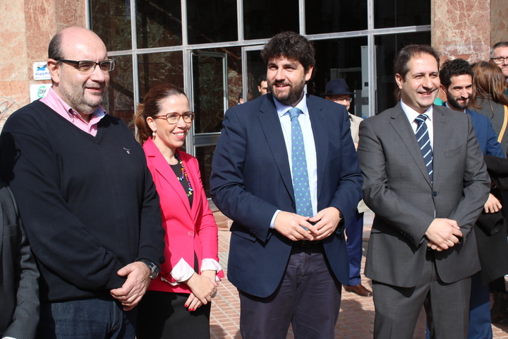 El presidente de la Comunidad inaugura en Cartagena la nueva sede de la Central Sindical Independiente y de Funcionarios, CSIF (2)