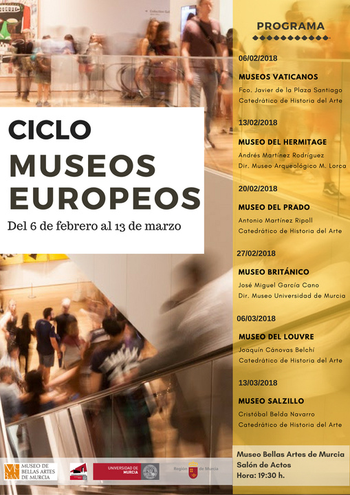Cartel del ciclo 'Museos europeos'