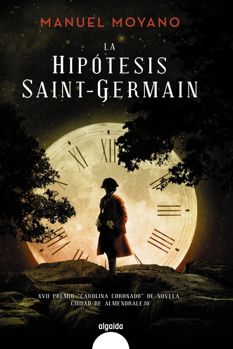 Portada del libro 'La hipótesis de Saint-Germain' que el escritor Manuel Moyano presentará este viernes en el Museo del teatro Romano de Cartagena