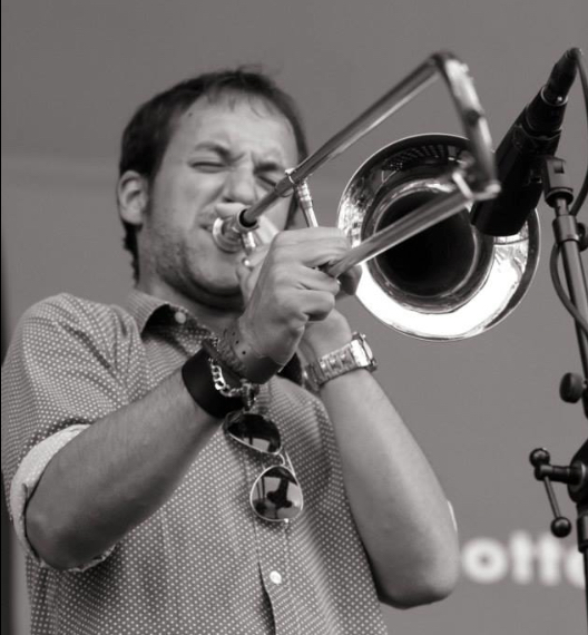 El trombonista murciano afincado en Ámsterdam Pablo Martínez subirá al escenario regional junto a su quinteto de jazz