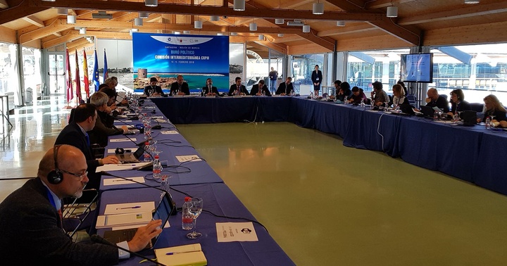La Comunidad refuerza su apuesta por el Corredor Mediterráneo ante la Comisión Intermediterránea