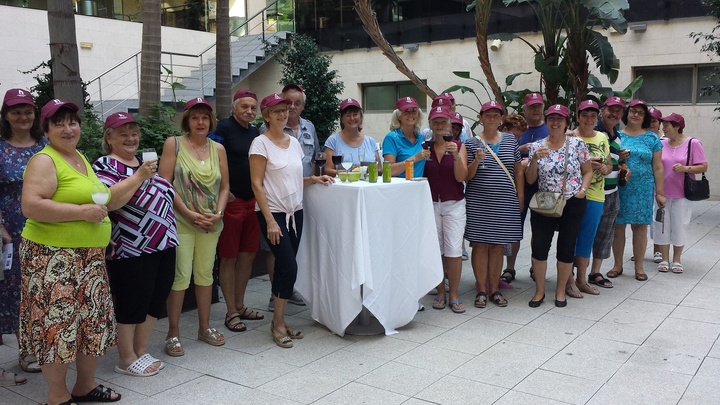Grupo de turistas senior procedentes de la República Checa