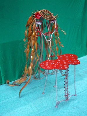 Adela Ruiz y Cerrajería Alonso muestran sus trabajos en el Centro de Artesanía de Lorca