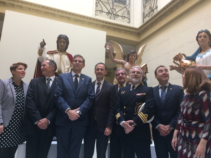Fotografías de la presentación de las imágenes de la Semana Santa de Cartagena restauradas por la Comunidad Autónoma (III)