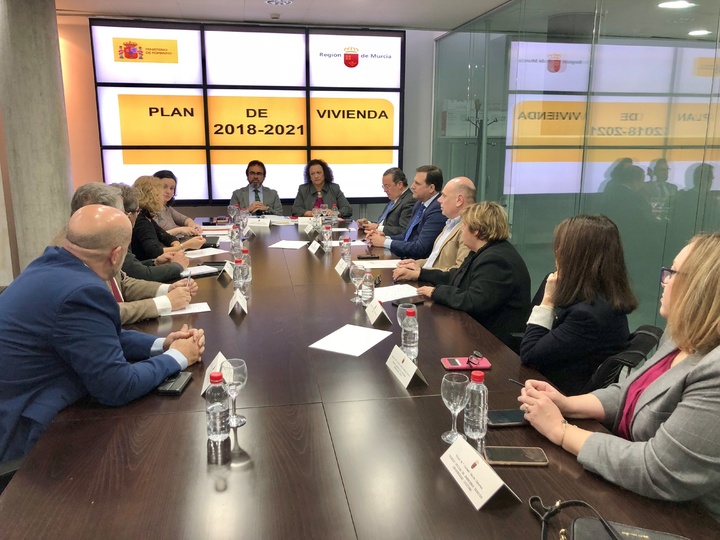 Reunión sobre el Plan de Vivienda 2018-2021