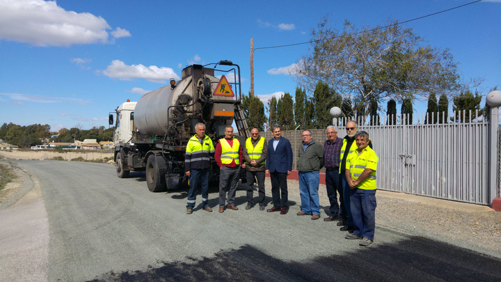 Fomento rehabilita el firme de la carretera que une la pedanía murciana de Cañadas de San Pedro con la Comunidad Valenciana