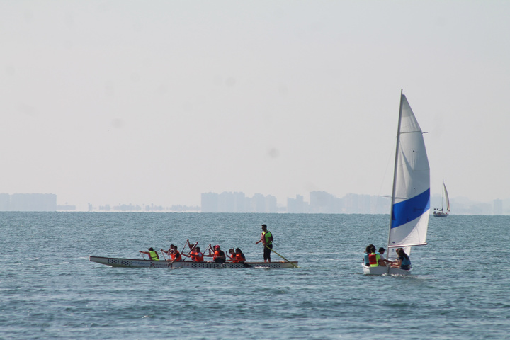 Campaña de actividades náuticas para escolares en el Mar Menor