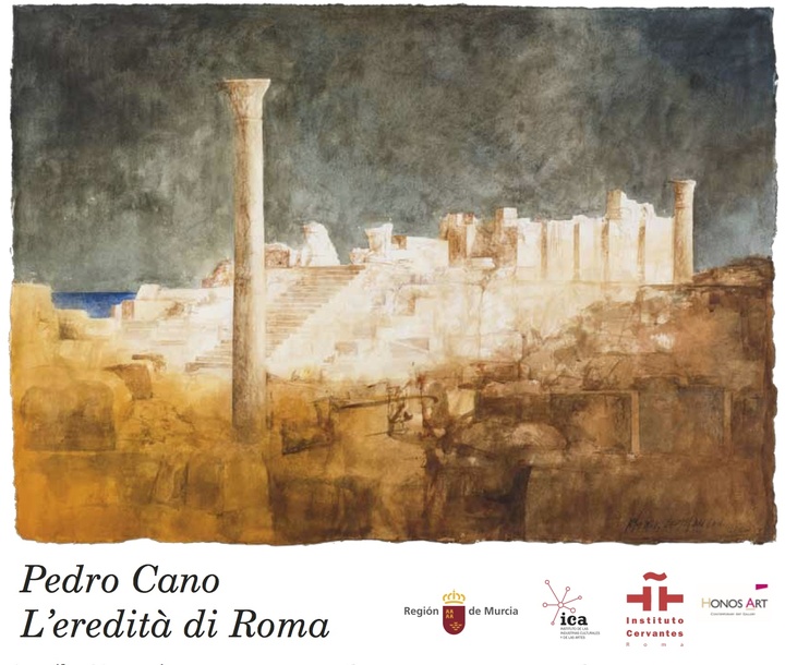 Imagen promocional de las actividades que Pedro Cano protagonizará en Roma de la mano de la Consejería de Cultura y el Instituto Cervantes