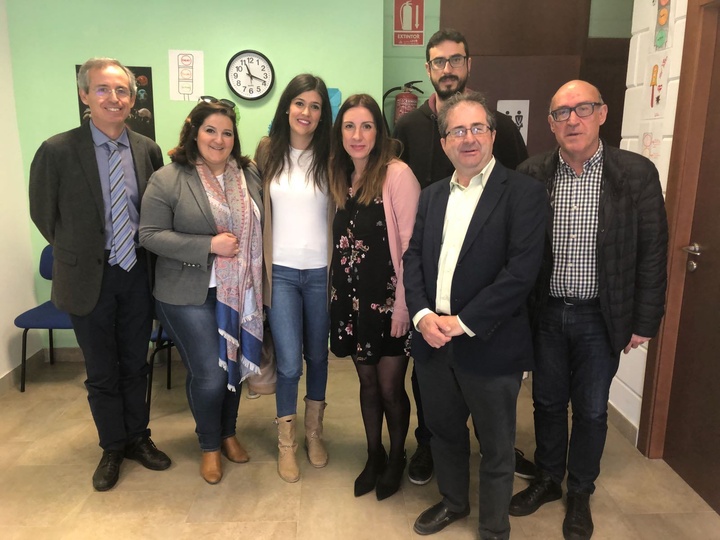 Visita al centro de Colectivo de Estudio, Formación e Intervención Social en Lorca