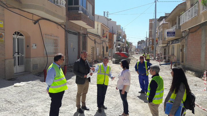 Visita a las obras del barrio de Santa Quiteria