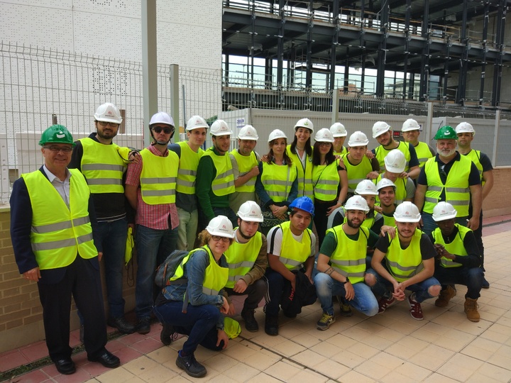 Visita obra nueva sede Agencia Tributaria en Murcia