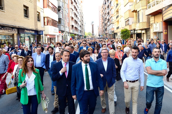 El presidente Fernando López Miras inaugura la avenida Juan Carlos I de Lorca, tras las obras de remodelación y renovación integral (2)