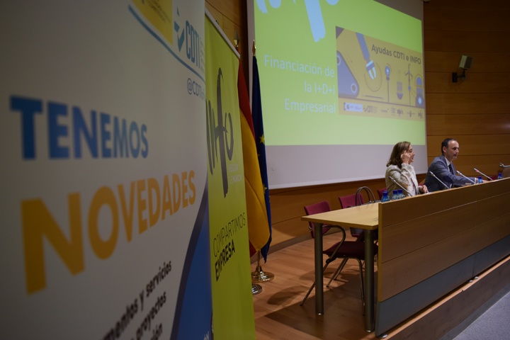 Imagen des las jornadas 'Ayudas Centro para el Desarrollo Tecnológico Industrial e Instituto de Fomento' (II)