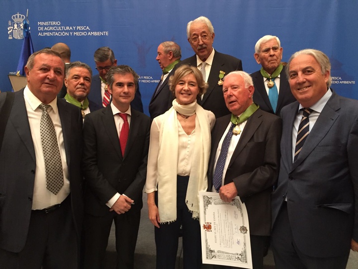 El consejero Miguel Ángel del Amor asiste en Madrid al acto de homenaje al exportador hortofrutícola Juan García-Lax