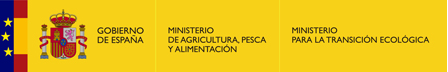 logo Gobierno de España - Ministerio de Agricultura Pesca y Alimentación - Ministerio para la Transición Ecológica