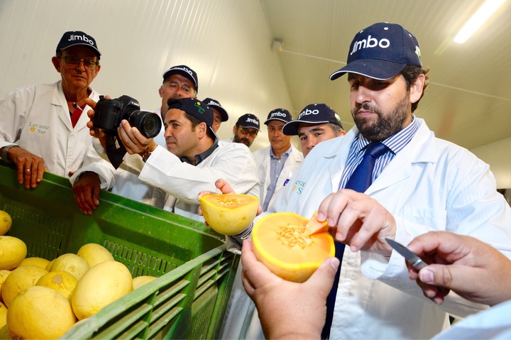 El jefe del Ejecutivo regional visita la Sociedad Cooperativa Agrícola Levante Sur - JimboFresh (3)