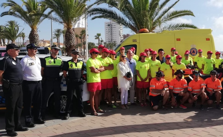El Plan Copla presta servicio en 18 puestos de primeros auxilios y vigilancia de San Javier