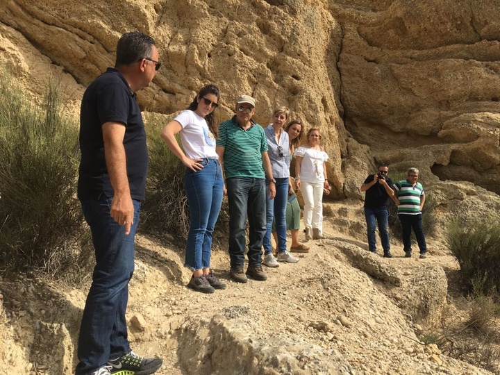 Visita al sendero en el paraje de Rambla Salada (2)