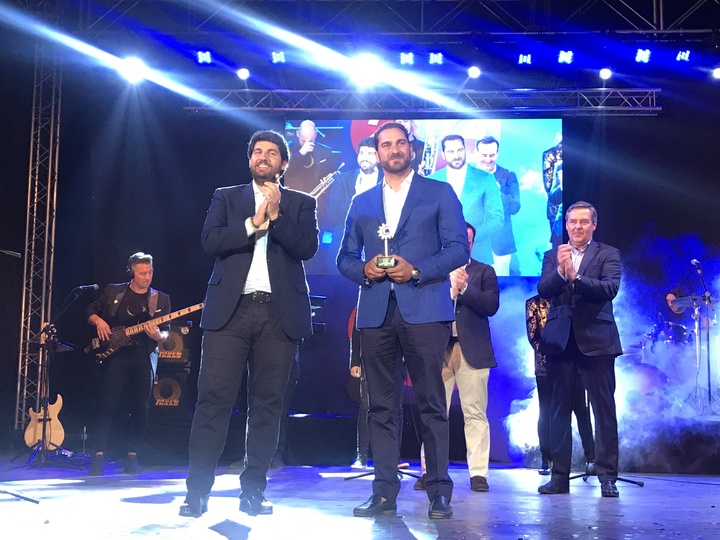 Fernando López Miras entrega el Premio Bankia Joven Empresario organizado por la Asociación de Jóvenes Empresarios (AJE) (2)