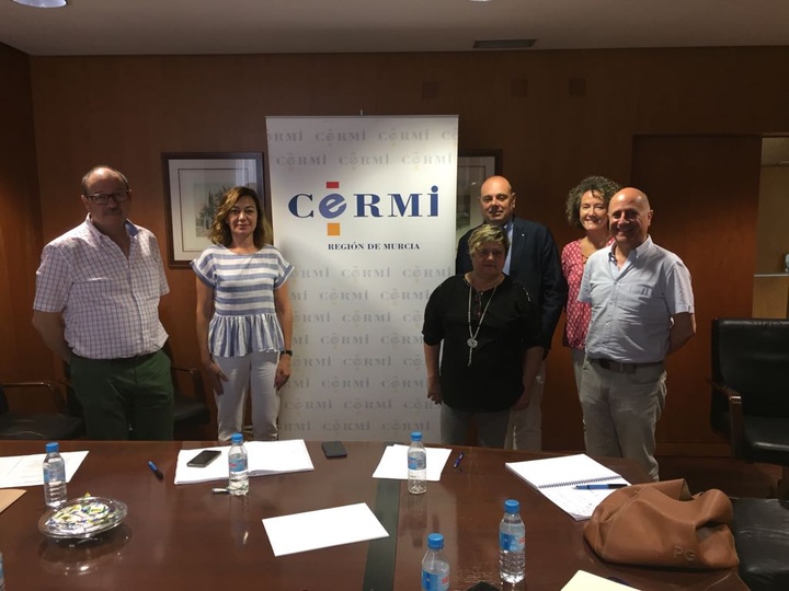 La directora general del Servicio Regional de Empleo y Formación, Severa González, se reunió hoy con el presidente del Comité de Entidades Representantes de Personas con Discapacidad de la Región de Murcia (Cermi), Pedro Martínez, para analizar iniciativas de empleo y formación en beneficio de este colectivo