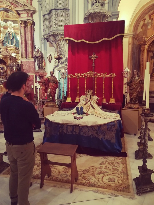 Talla de la Virgen del Tránsito