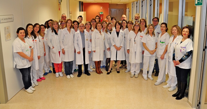 Equipo profesional del Centro de Bioquímica y Genética Clínica