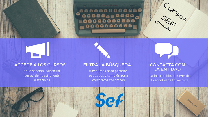 Cursos del Servicio Regional de Empleo y Formación