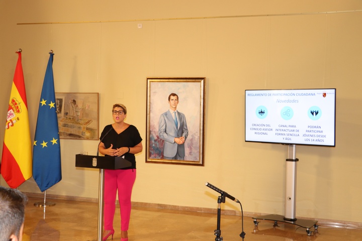 Imagen de la rueda de prensa posterior a la reunión del Consejo de Gobierno