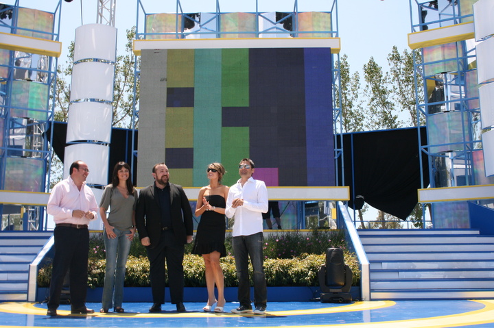 Presentación del escenario de la Gala 'Murcia, donde vive el sol'