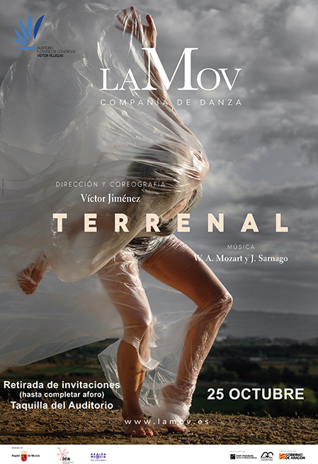 Cartel del espectáculo 'Terrenal' que presentará en el Auditorio regional de Murcia la compañía de danza LaMov