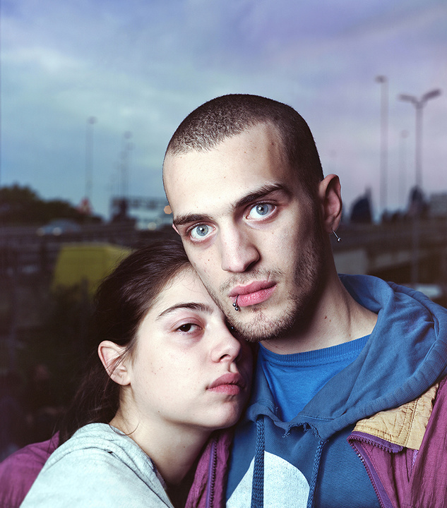 Retrato realizado por Jesús Madriñán dentro de su serie 'Dopo Roma'