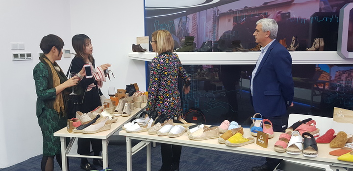 Imagen de los productos murcianos en la Feria CIIE Import-Export de Shanghái