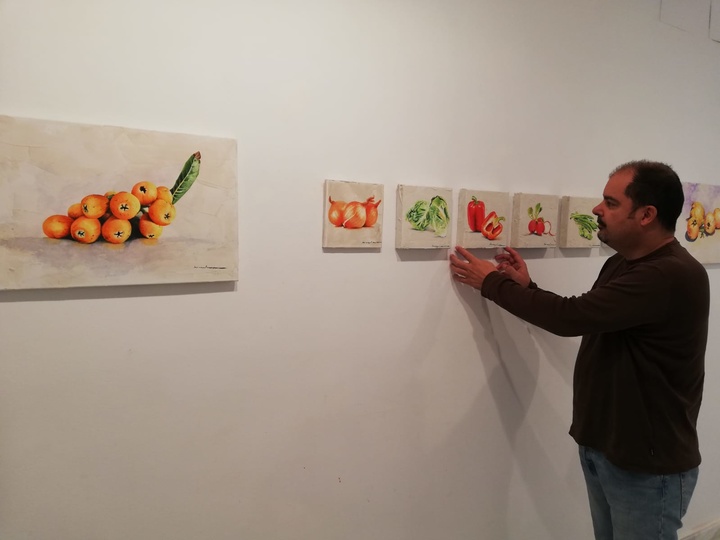 El pintor José Miguel Muñoz