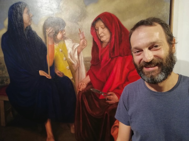 La muestra 'Paraísos derruidos', de Manuel Páez, se exhibe en la Sala de Exposiciones del Centro Cultural de Ceutí
