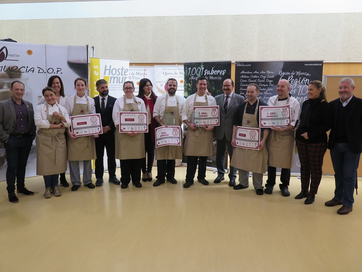 La consejera de Turismo, Miriam Guardiola, asiste a la entrega de premios del I Concurso 'Cocina con Queso Murcia DOP'