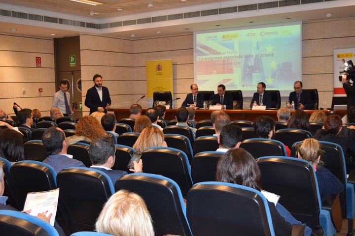 Imágenes de las jornadas empresariales sobre la salida de Reino Unido de la Unión Europea (I)