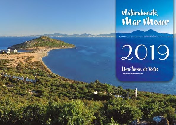 Portada del calendario sobre el Mar Menor