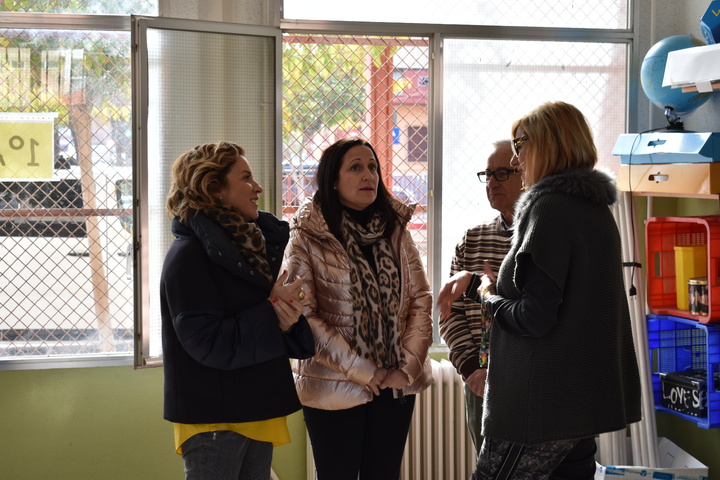 Martínez-Cachá visita el colegio Mariano Aroca de Murcia