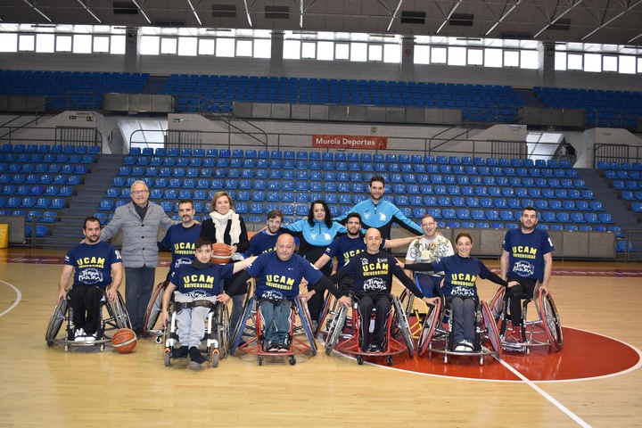 La Comunidad subvenciona al Universidad Católica San Antonio de Murcia Murcia Baloncesto en silla de ruedas, único equipo de deporte adaptado en categoría nacional