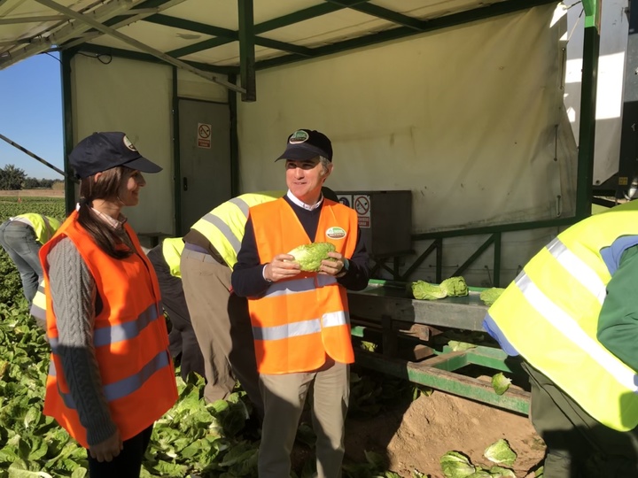 Visita a una plataforma hortícola en Balsapintada