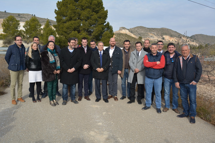 Obras de mejora de la carretera RM-714 en Cehegín