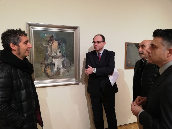 Presentación de la exposición 'Molina Sánchez y la Neofiguración'