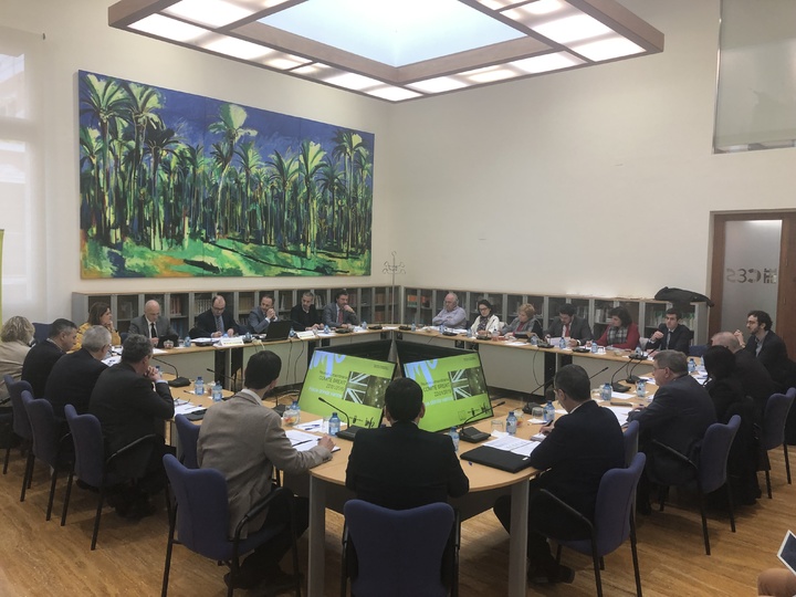 Imagen de la reunión del Comité Comunidad Autónoma de la Región de Murcia-Brexit