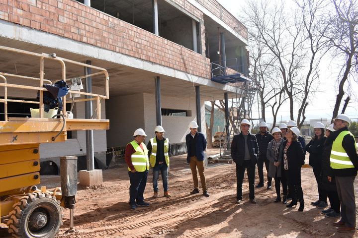 Las obras de ampliación del colegio Juan Navarro García de La Hoya, en Lorca, entran en su recta final