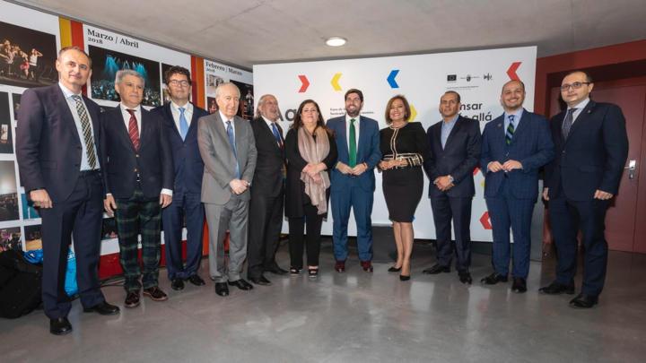 El presidente de la Comunidad, Fernando López Miras, inaugura el I Foro Internacional de Innovación, Sostenibilidad y Economía de la Región de Murcia (Foro 'AQUÍ') (2)