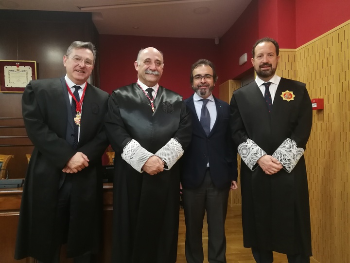 Pedro Rivera asiste a la toma de posesión de la nueva Junta de Gobierno del Colegio de Abogados de Murcia