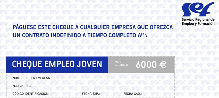 Modelo Cheque Empleo
