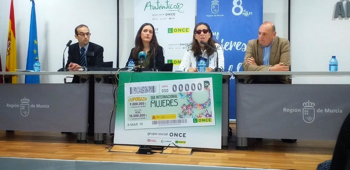 La Organización nacional de Ciegos Españoles emite un cupón conmemorativo por el Día Internacional de la Mujer
