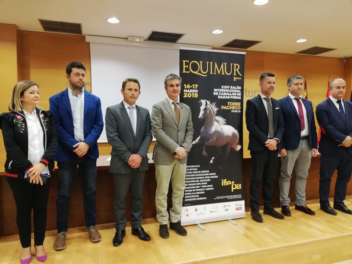 El Salón Internacional de Caballos de Razas Puras Región de Murcia 'Equimur 2019' celebra su 24 edición en Torre Pacheco